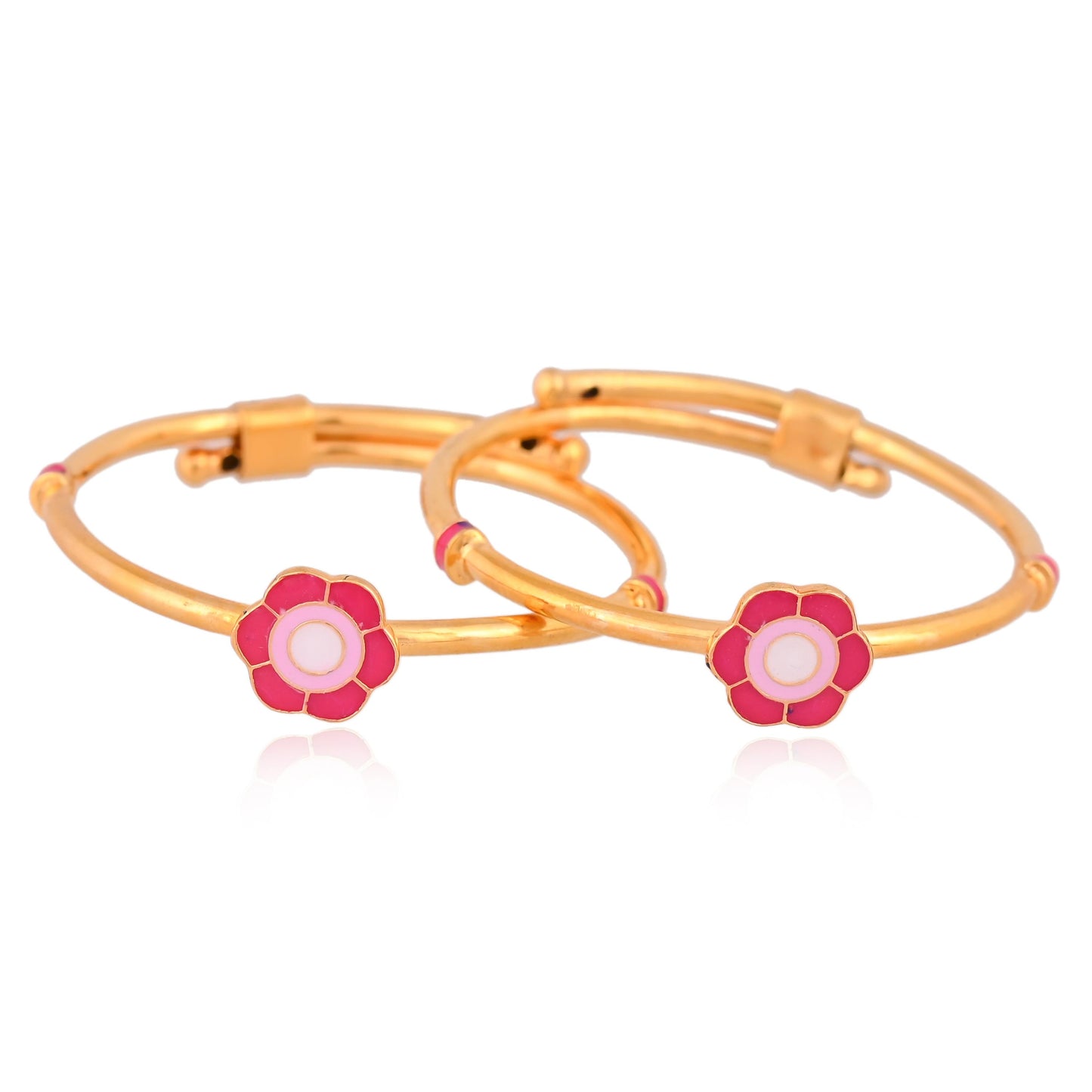 Pink Flower Bangle - Wonder Years