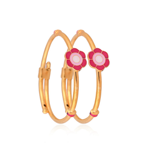 Pink Flower Bangle - Wonder Years