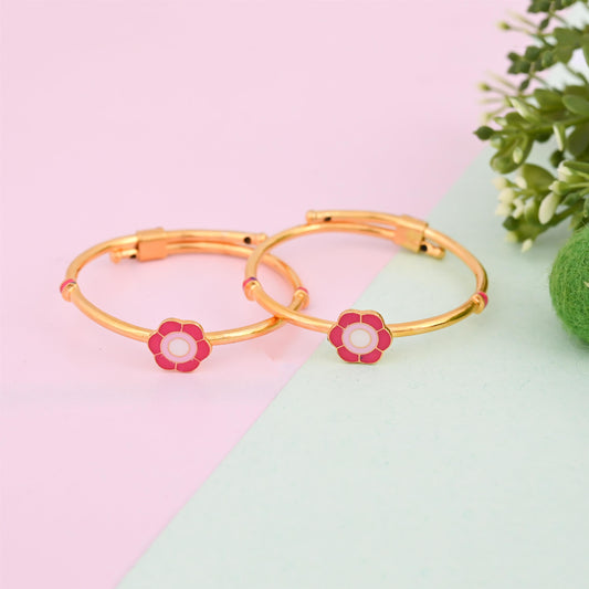 Pink Flower Bangle - Wonder Years