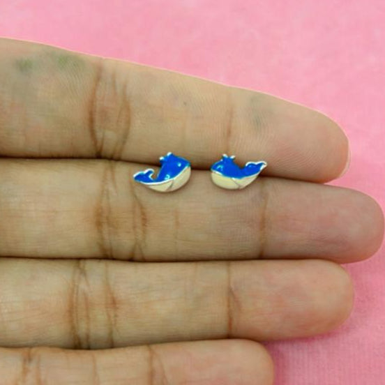 Whale Earrings.