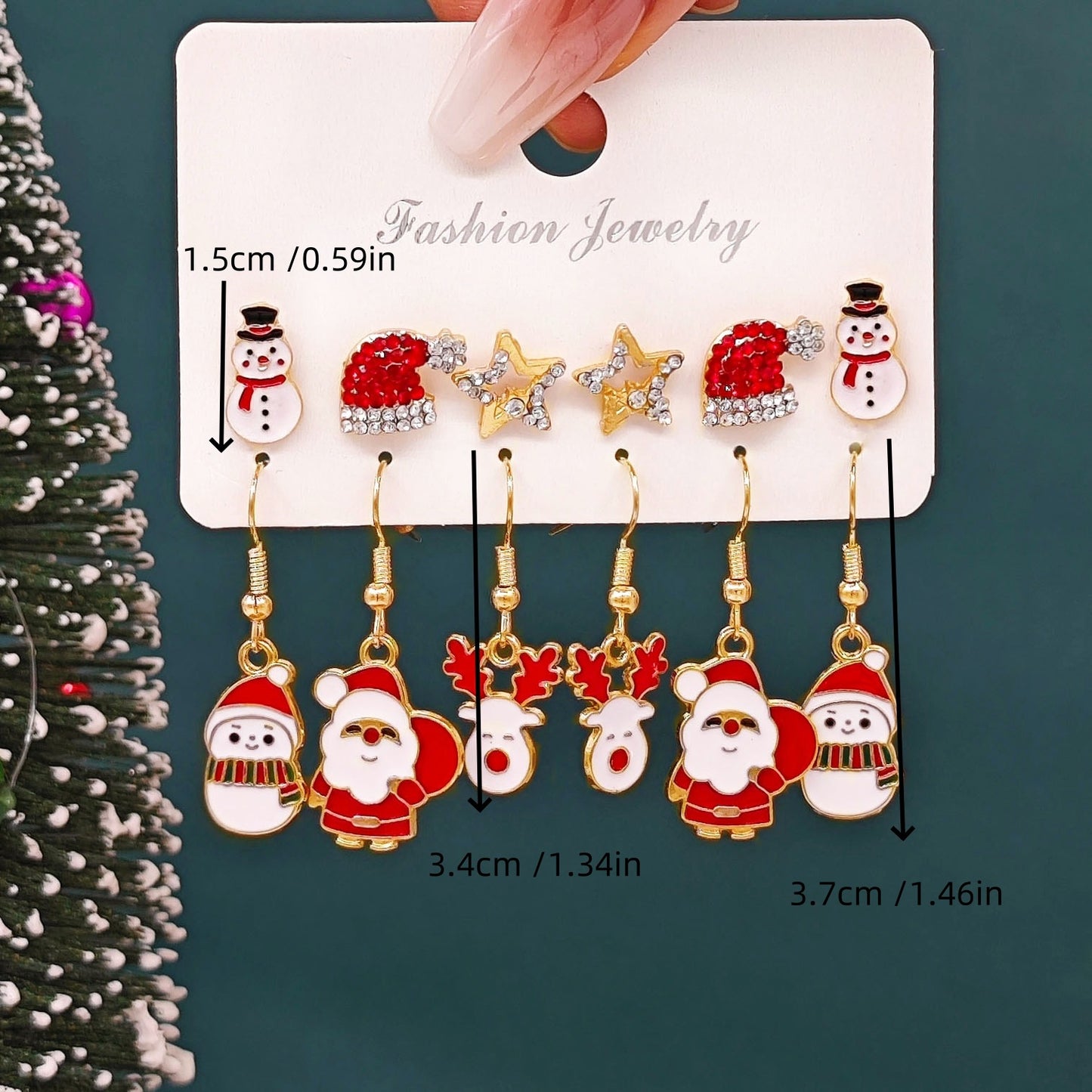 Christmas Earrings.