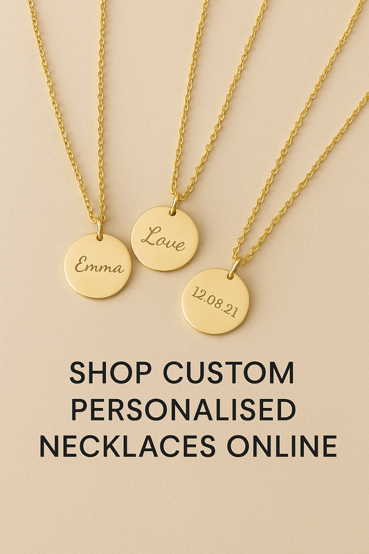 Shop Custom Personalised Necklaces Online - Wonder Years