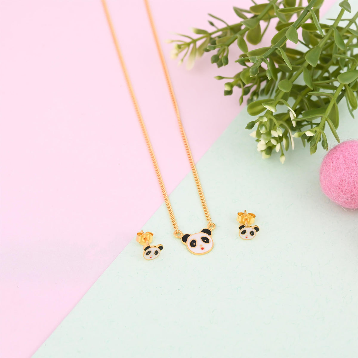 Panda Pendant Set.