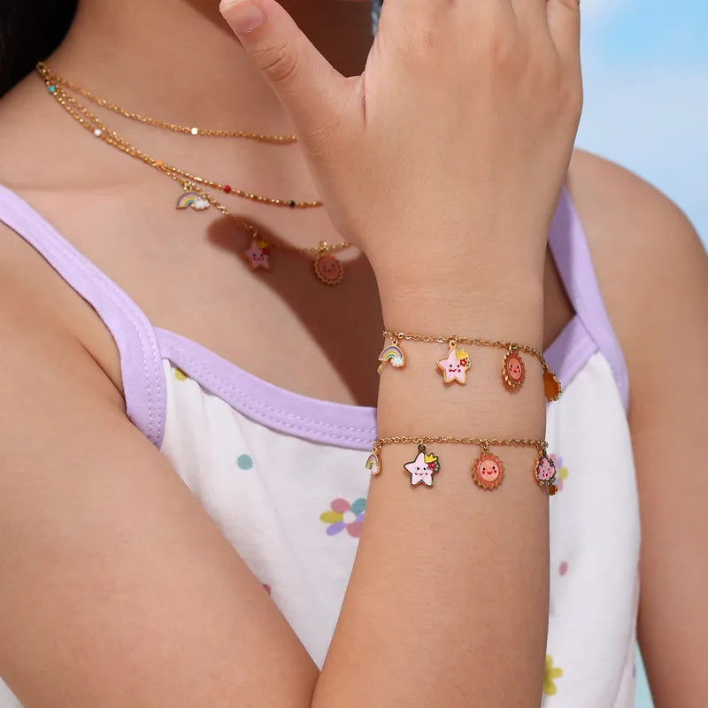 Sun Hanging Charm Bracelet.