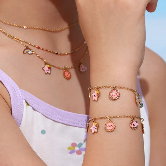 Sun Hanging Charm Bracelet.