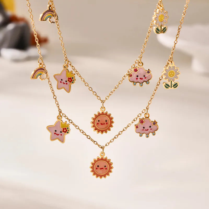Sun Hanging Charm Bracelet.