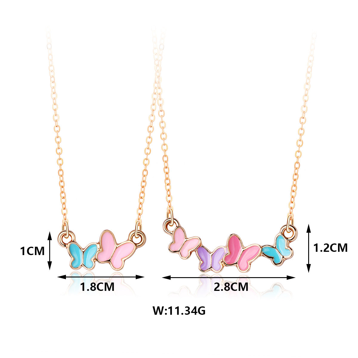 Butterfly Pendant Chain.